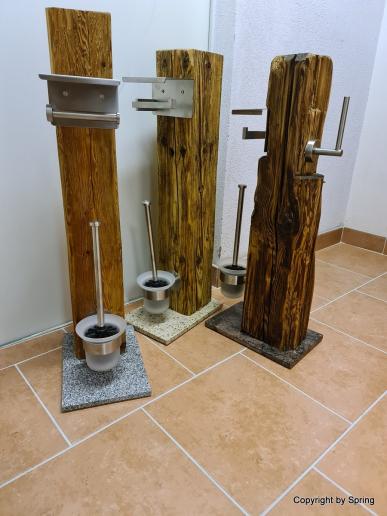 WC-Papierhalter & Co - rustikales Design
